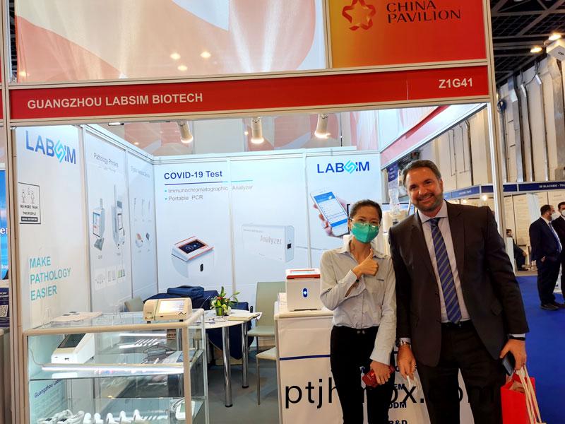 【展會(huì )迴顧】藍勃(bo)生物(wu)精(jing)綵亮相(xiang)2022 MEDLAB Middle East